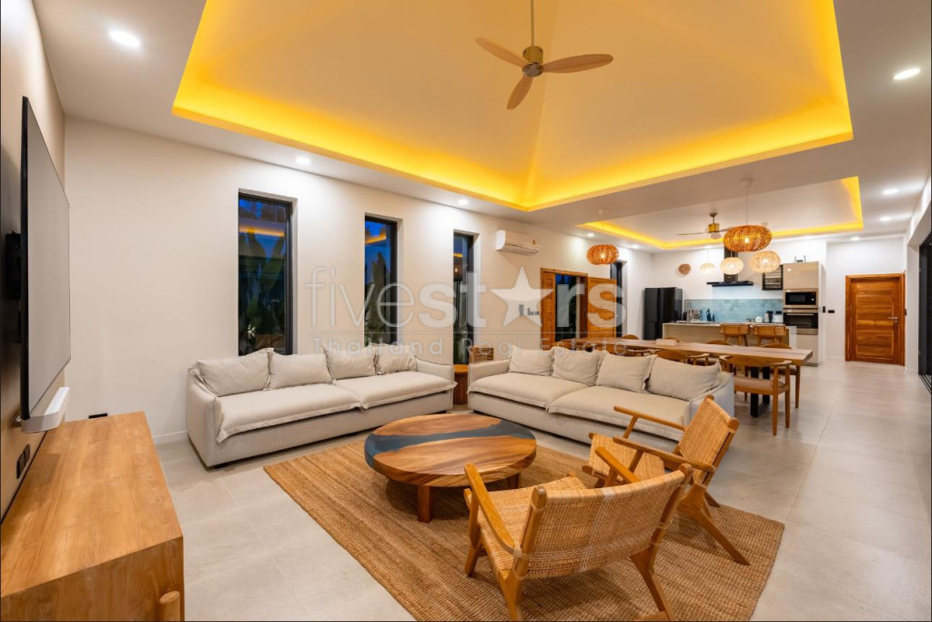 Villa de luxe moderne de style balinais 3 chambres à vendre – Maenam, Koh Samui, photo 14
