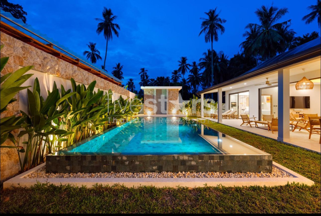 Villa de luxe moderne de style balinais 3 chambres à vendre – Maenam, Koh Samui, photo 12