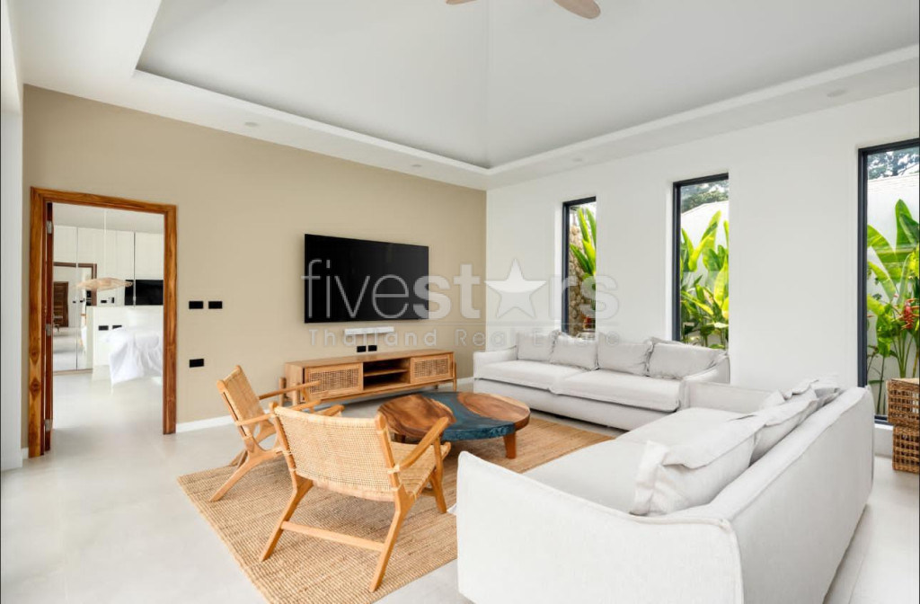 Villa de luxe moderne de style balinais 3 chambres à vendre – Maenam, Koh Samui, photo 3