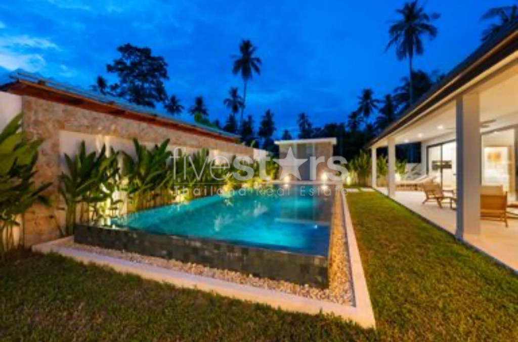 Villa de luxe moderne de style balinais 3 chambres à vendre – Maenam, Koh Samui, photo 13
