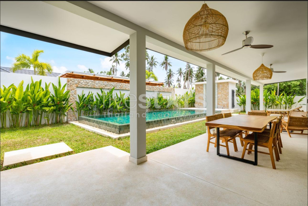 Villa de luxe moderne de style balinais 3 chambres à vendre – Maenam, Koh Samui, photo 4