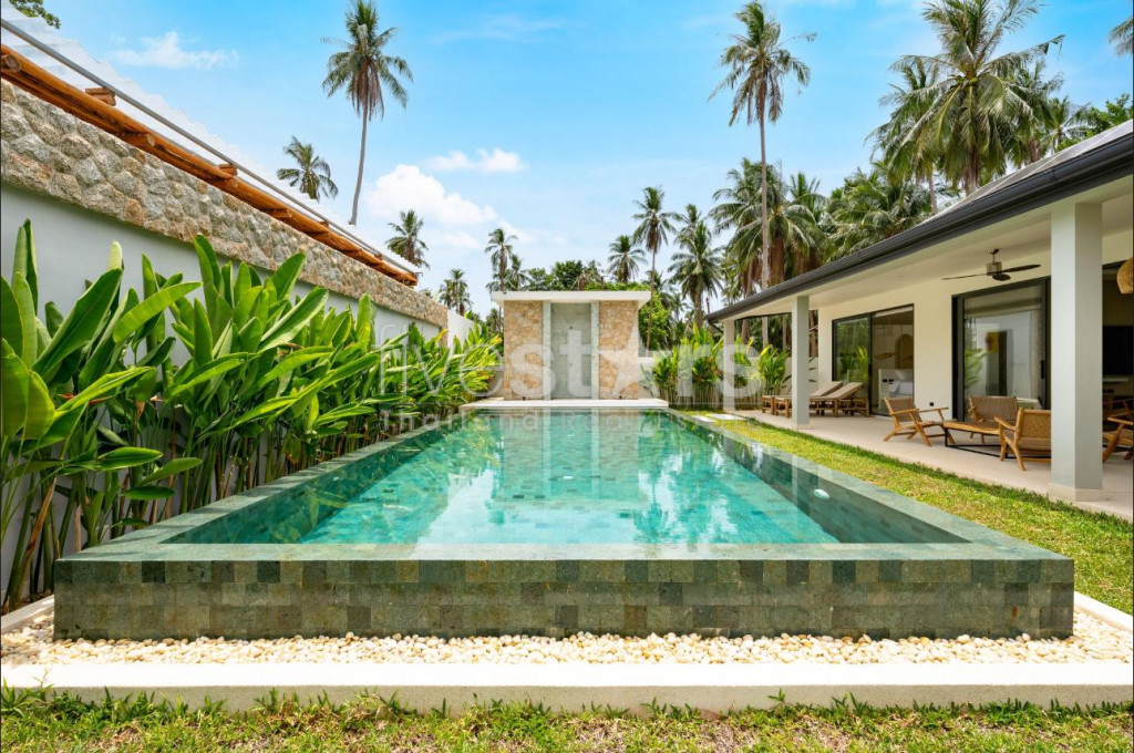 Villa de luxe moderne de style balinais 3 chambres à vendre – Maenam, Koh Samui