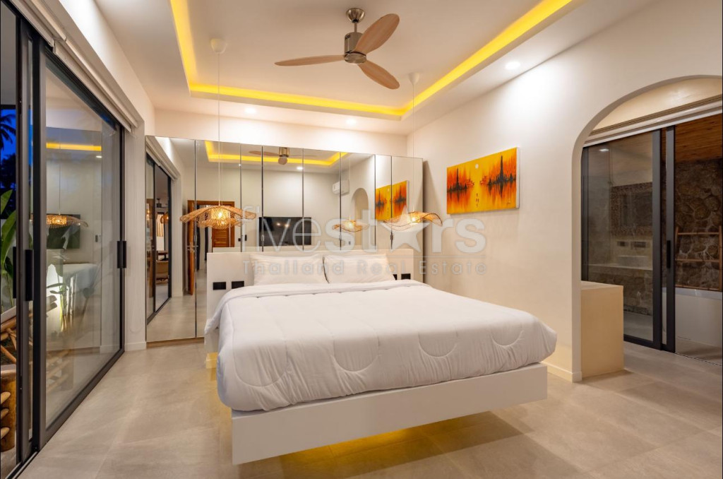 Villa de luxe moderne de style balinais 3 chambres à vendre – Maenam, Koh Samui, photo 16