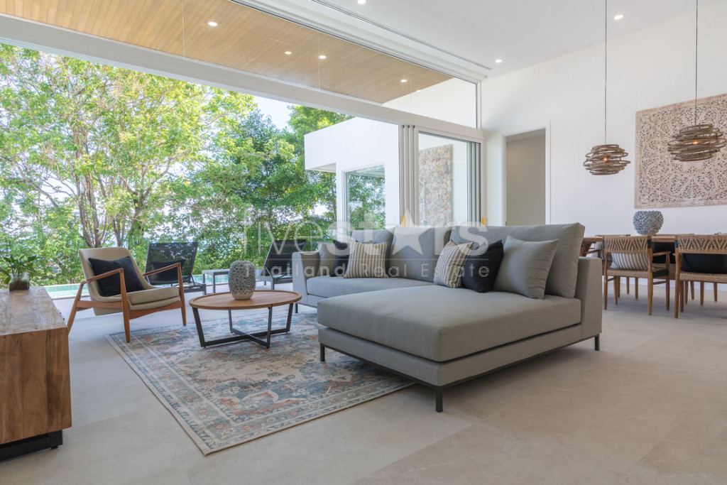 Villa 3 chambres avec vue mer exceptionnelle à vendre – Bangpor, Koh Samui, photo 3