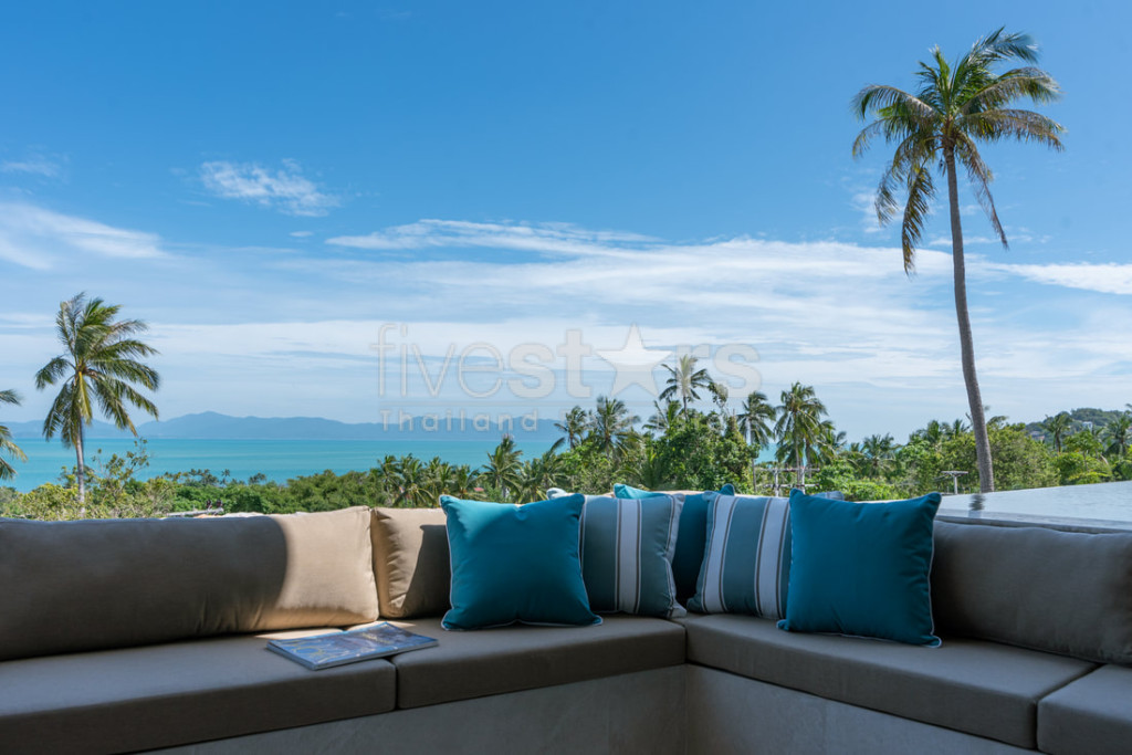 Villa de luxe moderne de 4 chambres avec vue mer à vendre – Bangpor, Koh Samui, photo 5