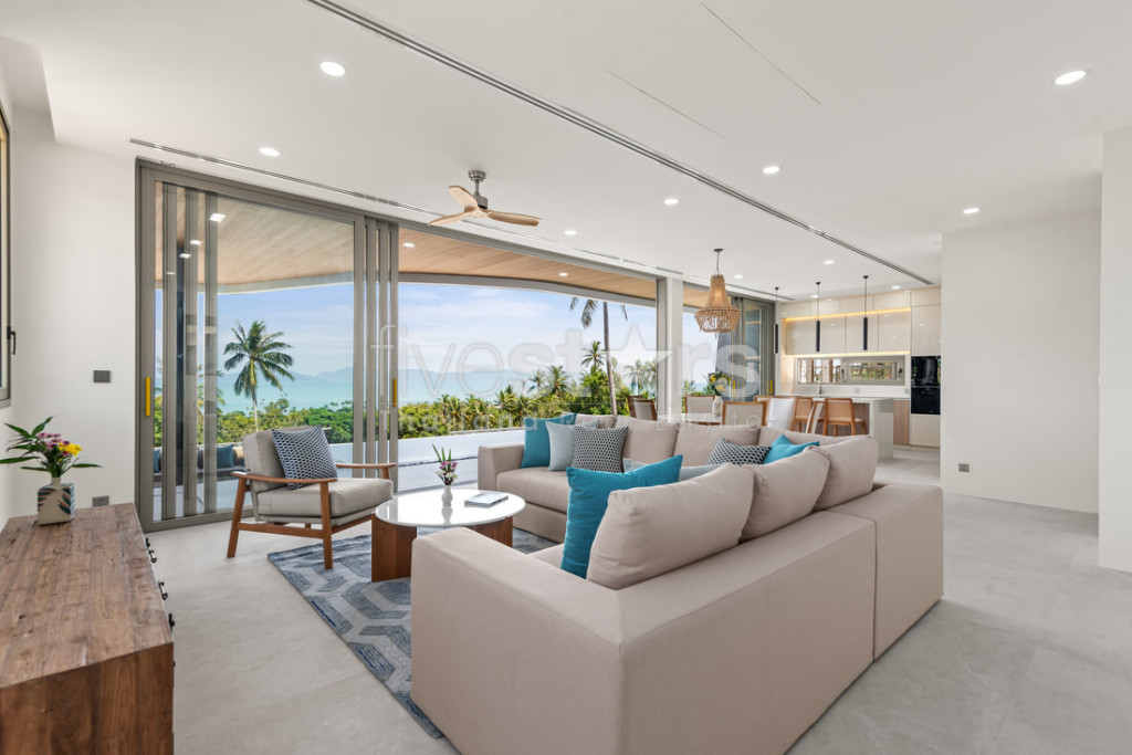 Villa de luxe moderne de 4 chambres avec vue mer à vendre – Bangpor, Koh Samui, photo 8
