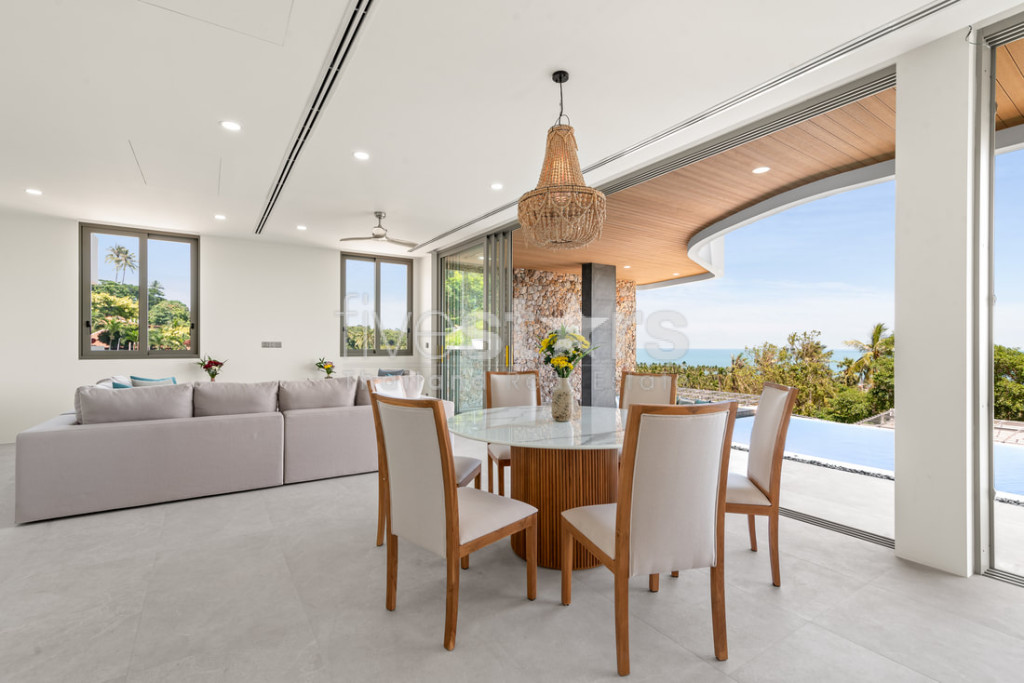Villa de luxe moderne de 4 chambres avec vue mer à vendre – Bangpor, Koh Samui, photo 5