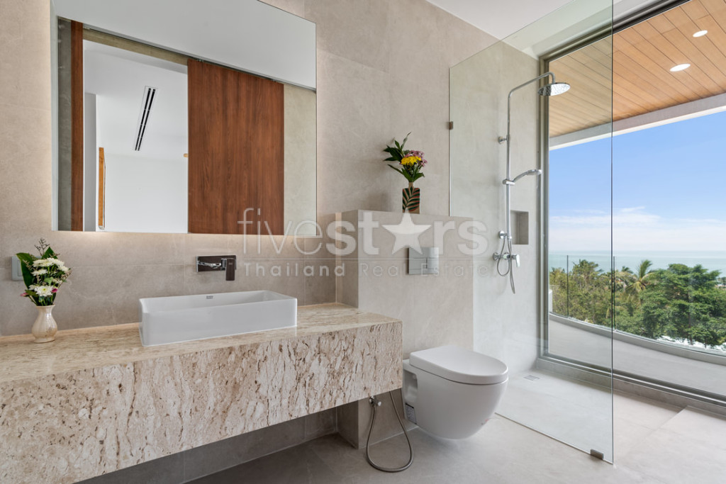 Villa de luxe moderne de 4 chambres avec vue mer à vendre – Bangpor, Koh Samui, photo 18