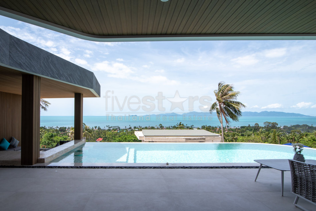 Villa tropicale moderne de 5 chambres avec vue mer à vendre – Bangpor, Koh Samui, photo 20
