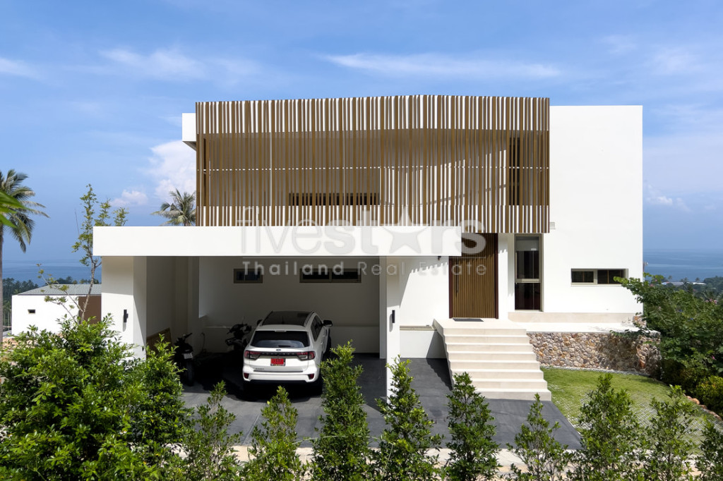 Villa tropicale moderne de 5 chambres avec vue mer à vendre – Bangpor, Koh Samui, photo 24