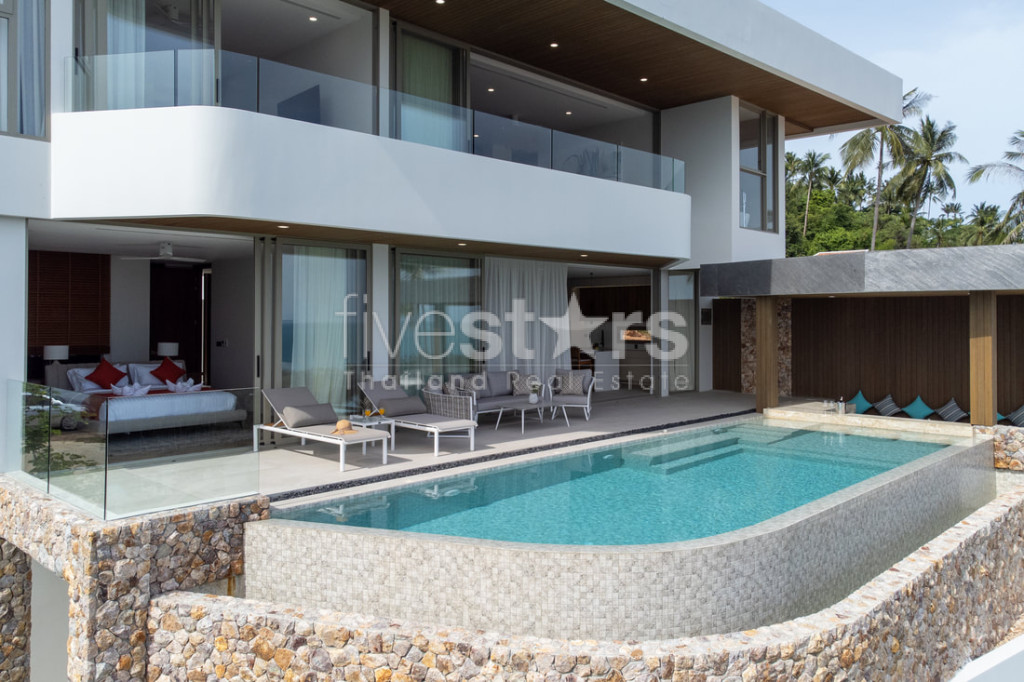 Villa tropicale moderne de 5 chambres avec vue mer à vendre – Bangpor, Koh Samui, photo 22