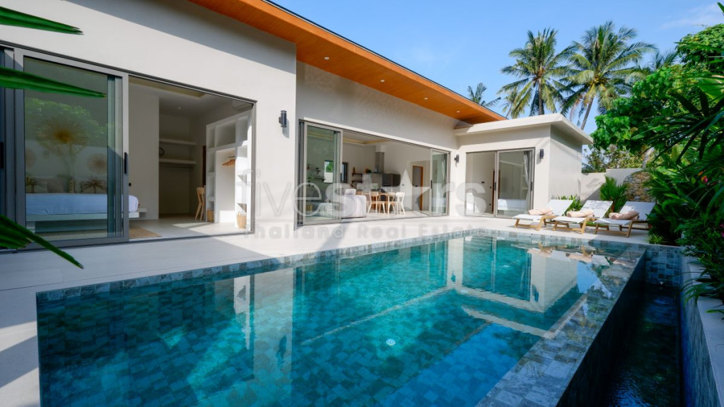 Minimal Tropical 3-Bedroom Villa for Sale in Maenam