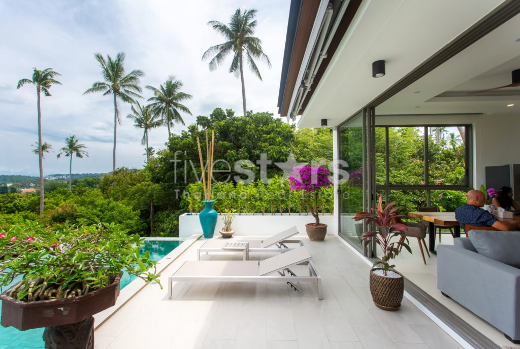 Élégante villa de luxe moderne avec piscine et 3 chambres à Bophut, Koh Samui, photo 11