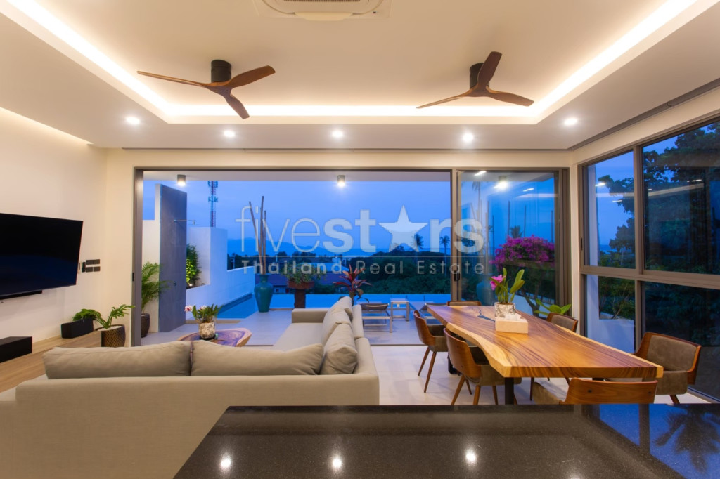 Élégante villa de luxe moderne avec piscine et 3 chambres à Bophut, Koh Samui, photo 14