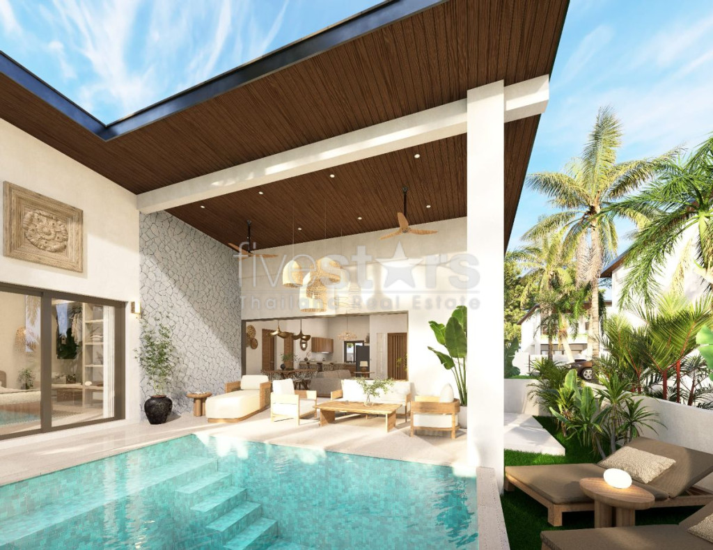 Modern Tropical 2-Bedroom Pool Villa for Sale in Lamai, Koh Samui
