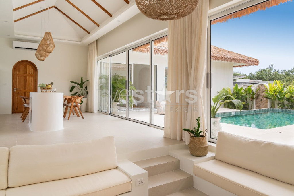 Villa tropicale moderne de 2 chambres avec piscine à vendre à Baan Tai, photo 3