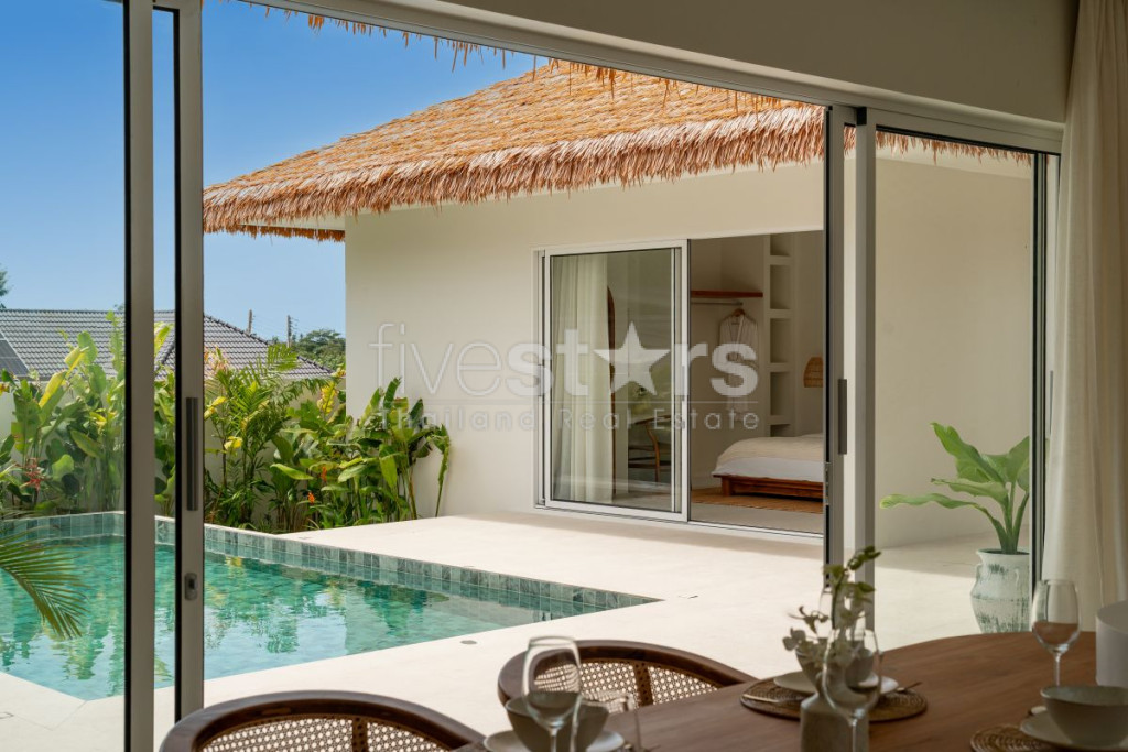 Villa tropicale moderne de 2 chambres avec piscine à vendre à Baan Tai, photo 7