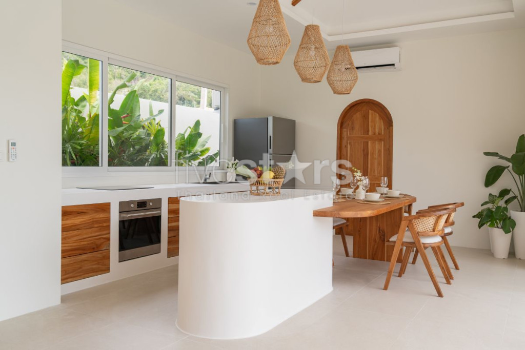 Villa tropicale moderne de 3 chambres avec piscine privée à vendre à Baan Tai, photo 5