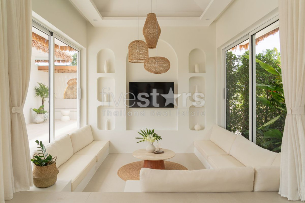 Villa tropicale moderne de 3 chambres avec piscine privée à vendre à Baan Tai, photo 2