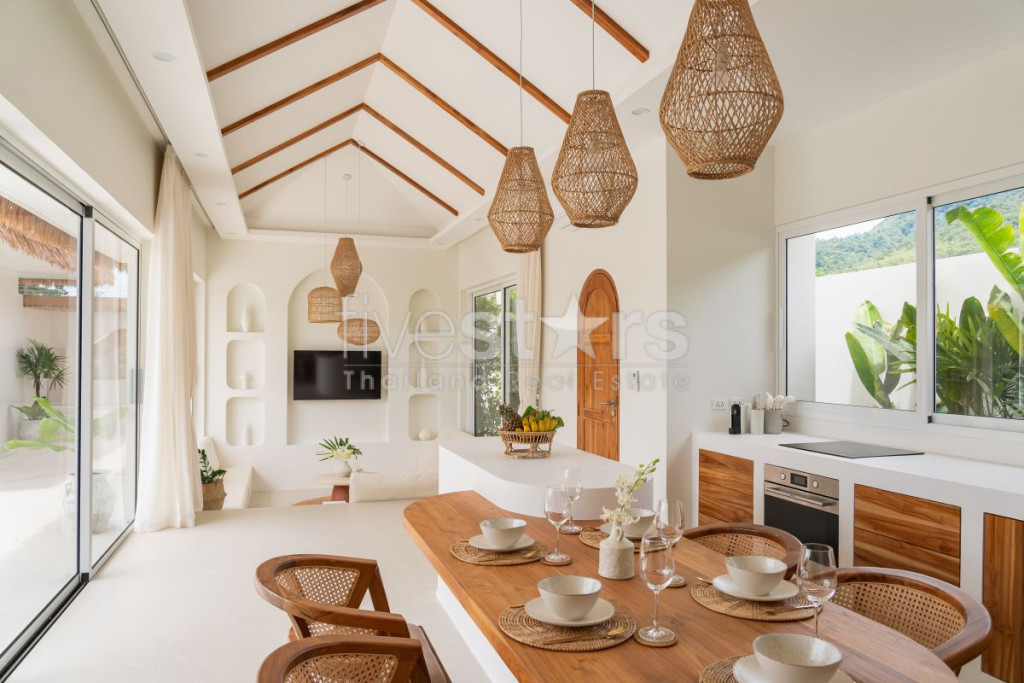 Villa tropicale moderne de 3 chambres avec piscine privée à vendre à Baan Tai, photo 3