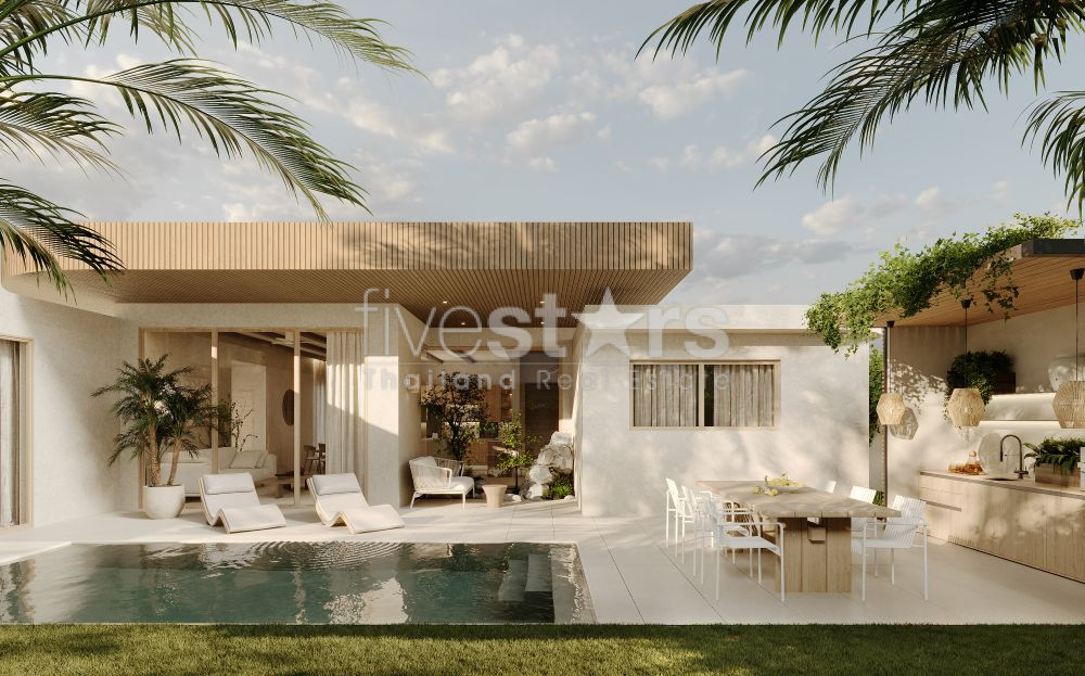 4-Bedroom Modern Japandi Villa for Sale in Chaweng, Koh Samui