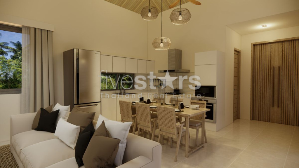 Villa Tropicale avec Piscine de 2 Chambres à Vendre – Plai Laem, Koh Samui, photo 4