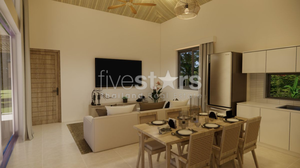Villa Tropicale avec Piscine de 2 Chambres à Vendre – Plai Laem, Koh Samui, photo 3