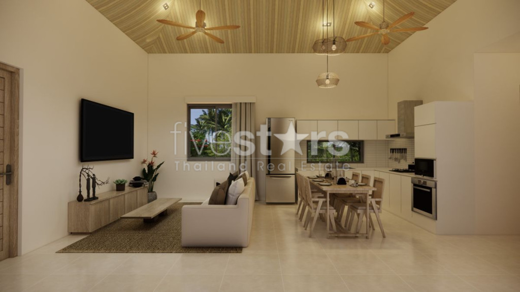 Villa Tropicale avec Piscine de 2 Chambres à Vendre – Plai Laem, Koh Samui, photo 2