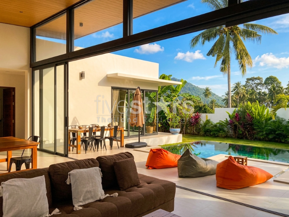 Villa Tropicale de 3 Chambres à Vendre – Lamai, Koh Samui, photo 2