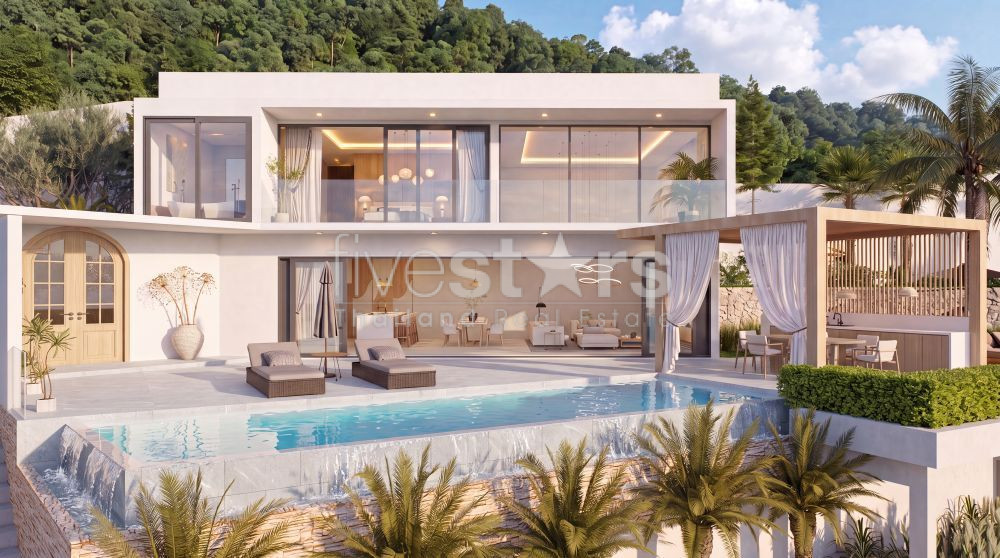 Villa de Luxe Moderne 4+1 Chambres avec Piscine à Vendre – Bang Makham, Koh Samui