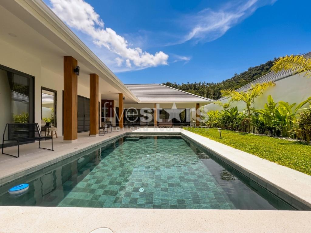Élégante villa 3 chambres avec piscine proche centre Lamai, Koh Samui