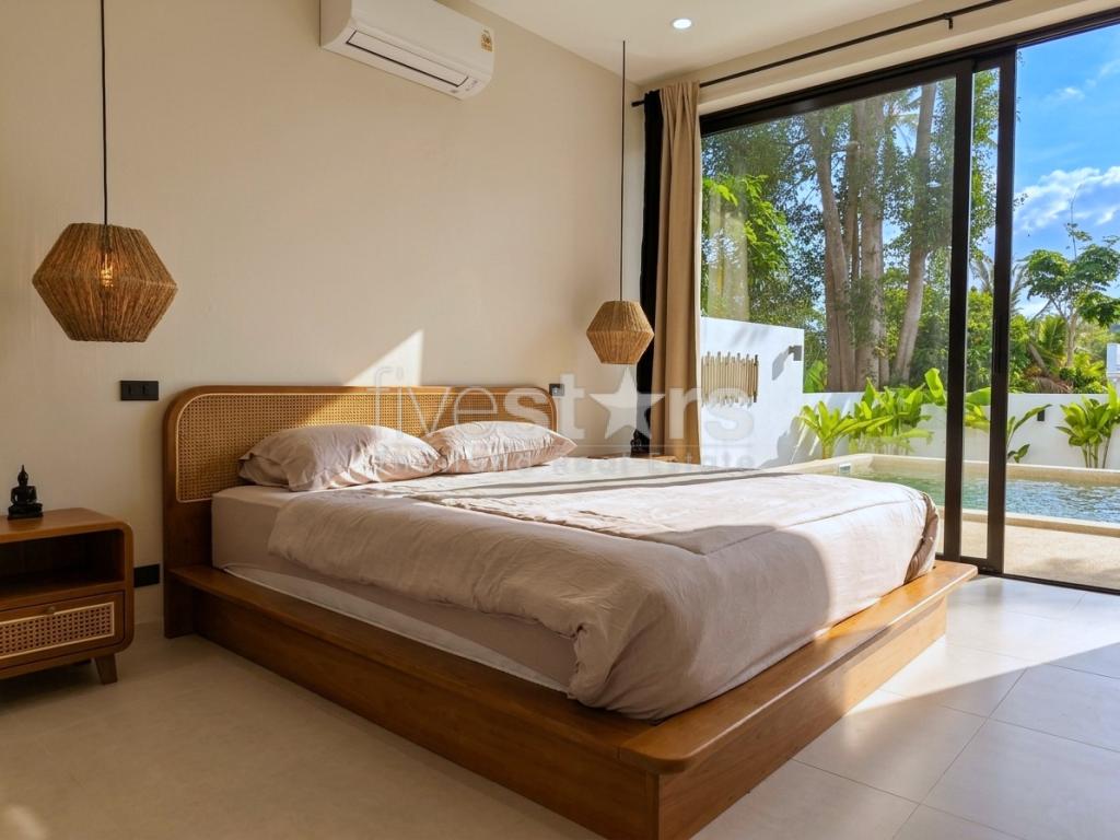 Villa Tropicale Moderne de 3 Chambres à Vendre – Bo Phut, Koh Samui, photo 14