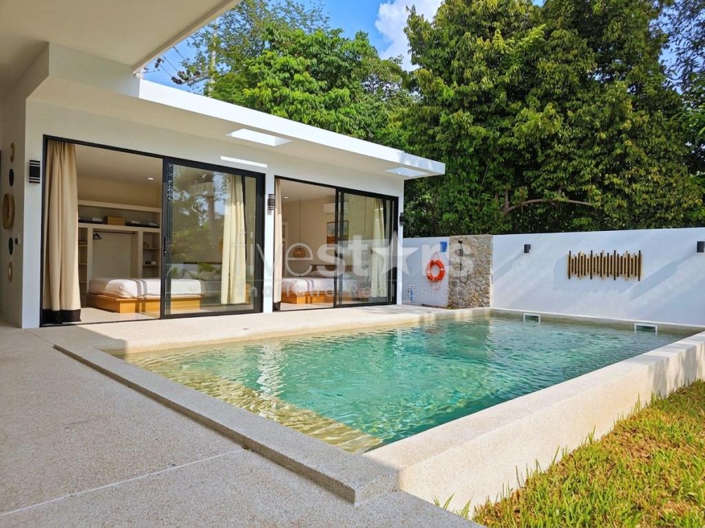 Villa Tropicale Moderne de 3 Chambres à Vendre – Bo Phut, Koh Samui, photo 12