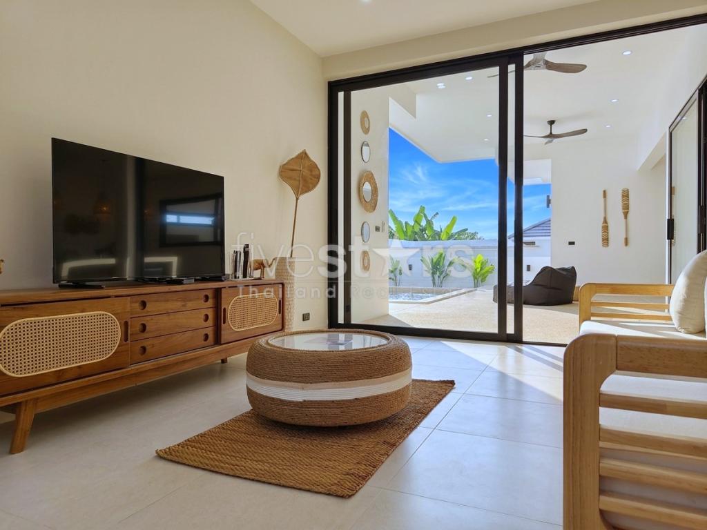 Villa Tropicale Moderne de 3 Chambres à Vendre – Bo Phut, Koh Samui
