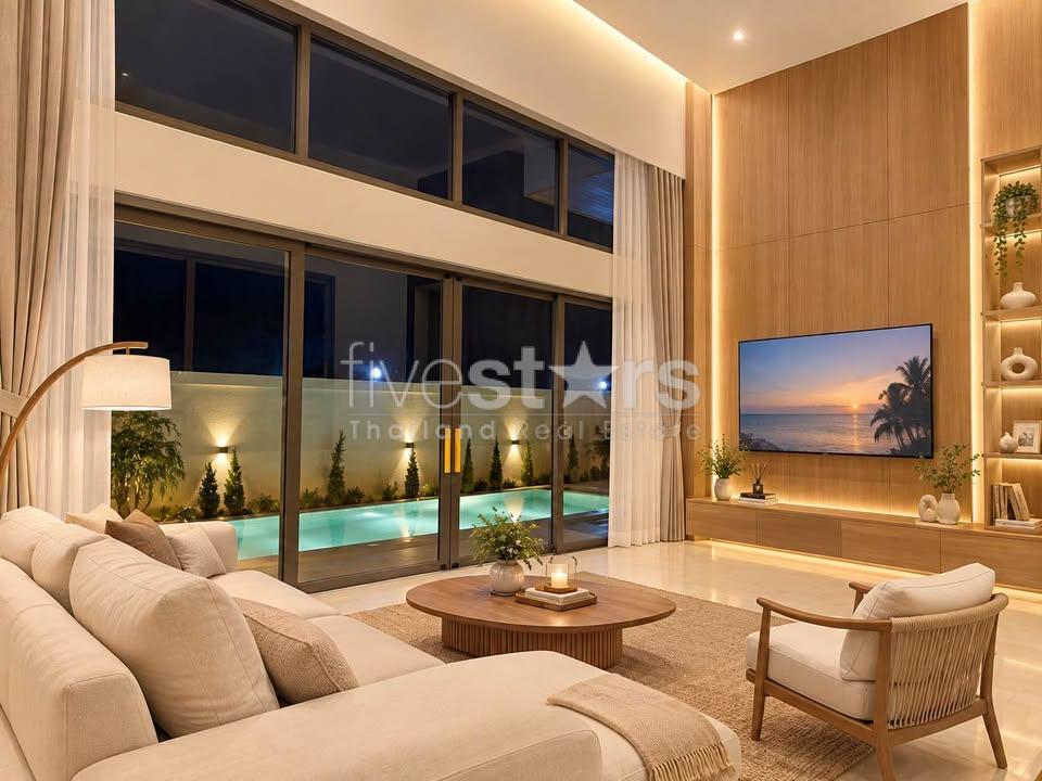 3 Bedrooms Modern Luxury Villa for Sale Maenam- Koh Samu