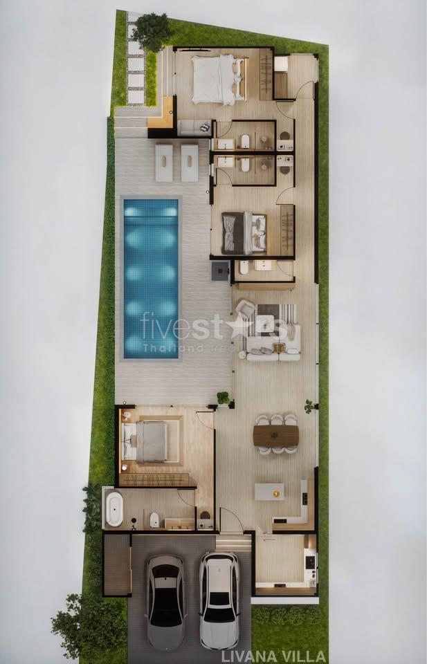 3 Bedrooms Modern Luxury Villa for Sale Maenam- Koh Samu, photo 16