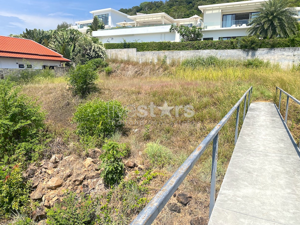 Terrain à vendre de 1,220 m2 avec une vue mer panoramique quartier Choeng mon, photo 5