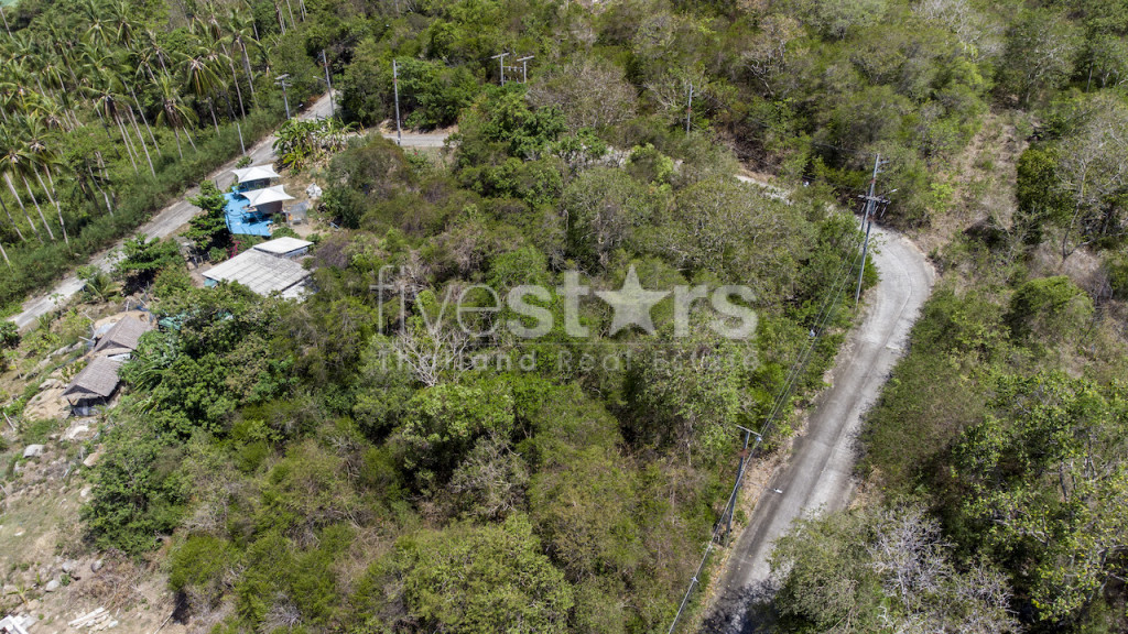 Superbe terrain de 1,200 m2 avec vue mer à vendre à Bophut, photo 5