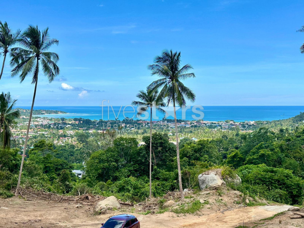 Beautiful sea-view land plot for sale in Lamai