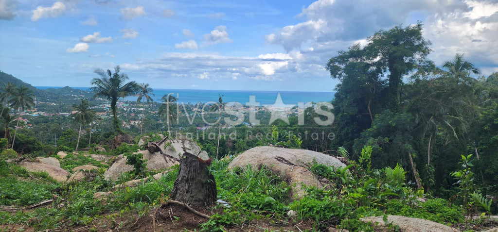 Terrain de 3 200 m² avec vue sur la mer à vendre à Lamai (2rai), photo 2