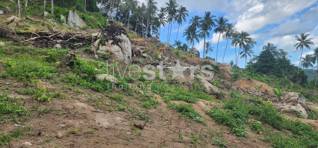 Terrain de 3 200 m² avec vue sur la mer à vendre à Lamai (2rai), photo 4