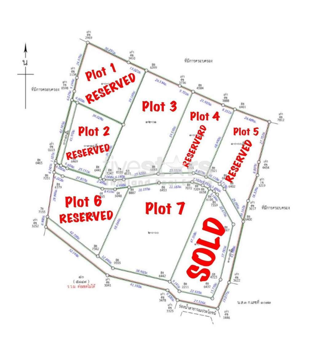 Terrain de 3 200 m² avec vue sur la mer à vendre à Lamai (2rai), photo 11
