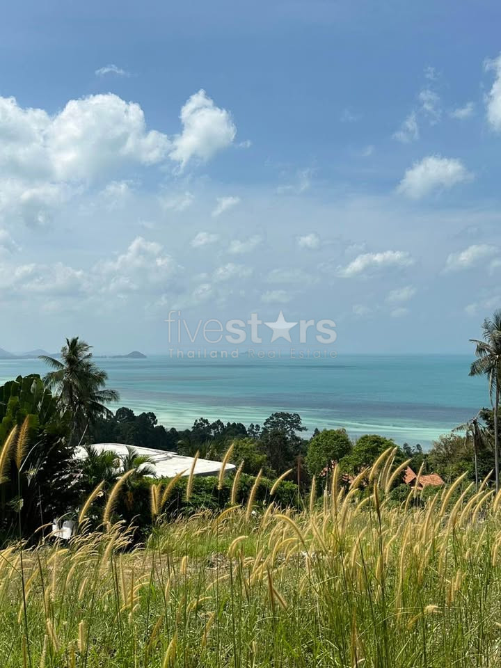 Terrain avec vue sur mer à vendre à Bang Makham (1 rai) Koh Samui