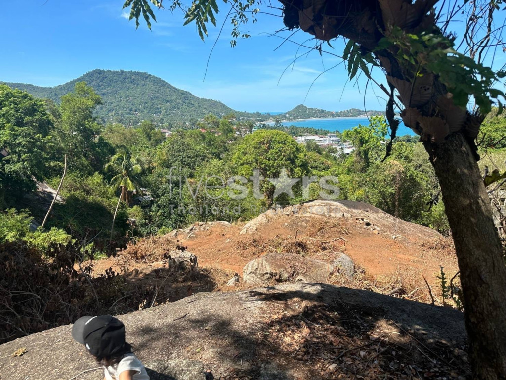 Terrain avec vue sur la mer à vendre à Lamai, photo 2