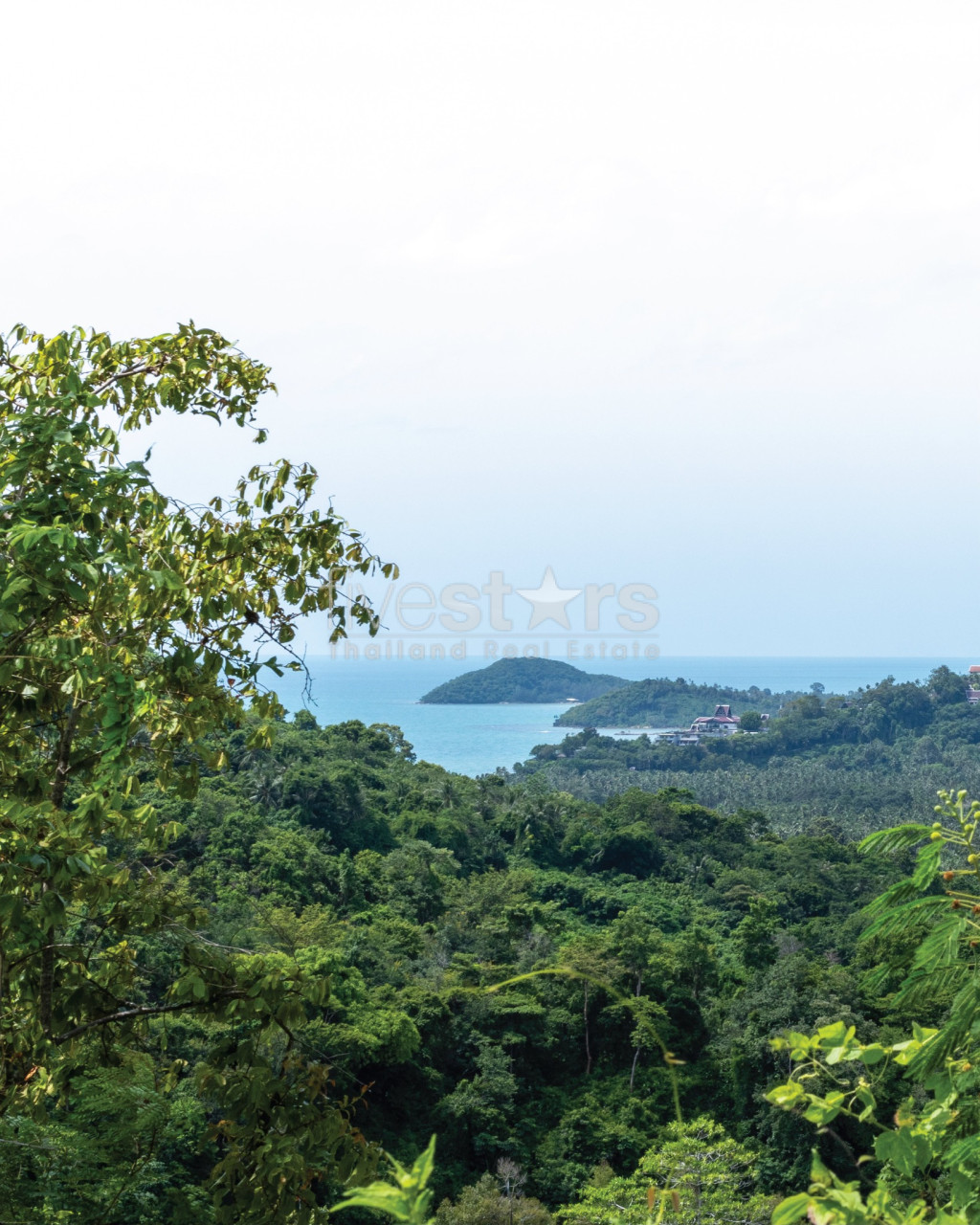 Terrain avec vue sur la mer à vendre à Talingam (7 Rai)