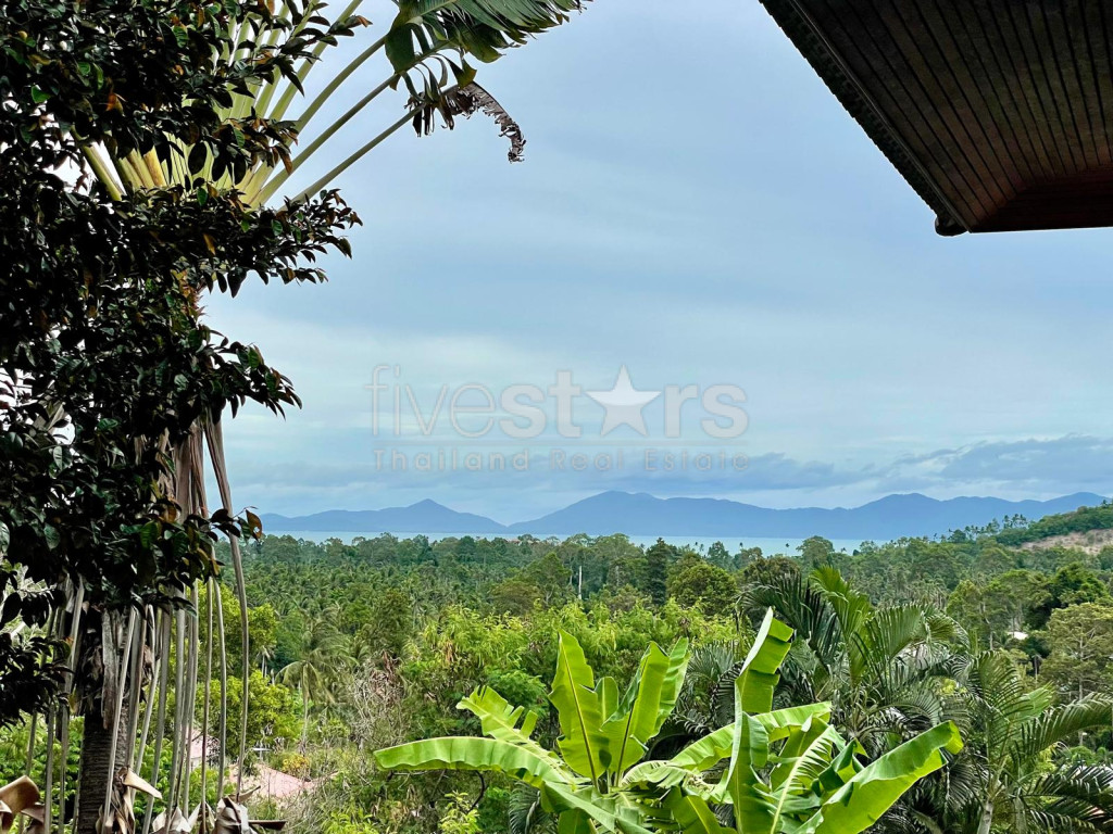 Terrain de 1 200 m² avec vue sur la mer à vendre à Meanam