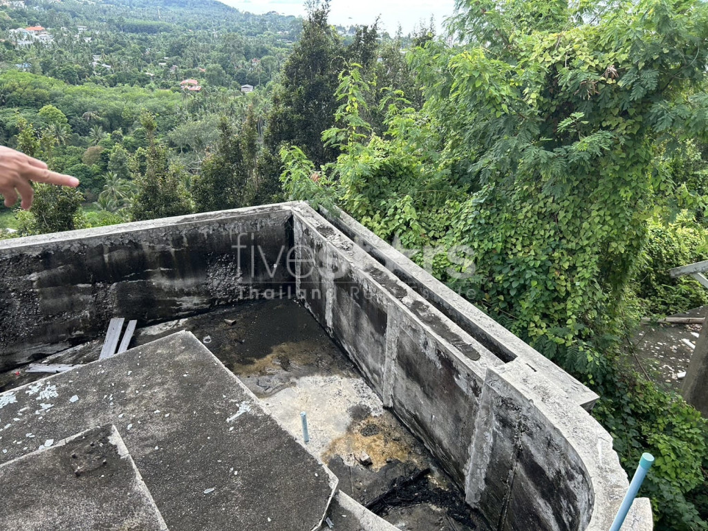 Terrain avec vue sur la mer et villa partiellement construite à vendre - Bangpor Soi 1, photo 11