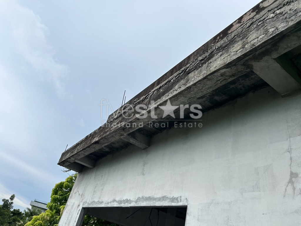 Terrain avec vue sur la mer et villa partiellement construite à vendre - Bangpor Soi 1, photo 19