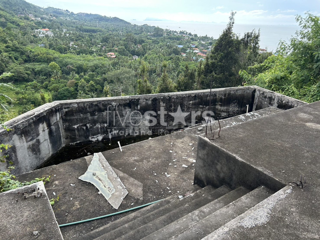 Terrain avec vue sur la mer et villa partiellement construite à vendre - Bangpor Soi 1, photo 22