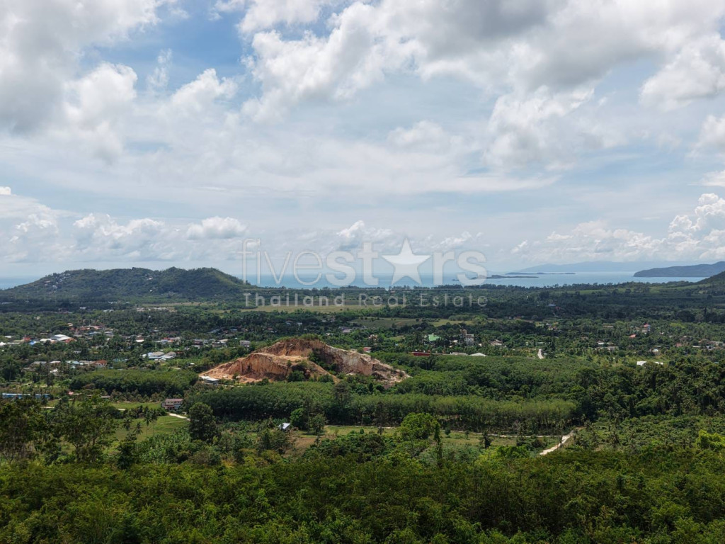 Terrain à vendre à Na Mueang – Vue mer